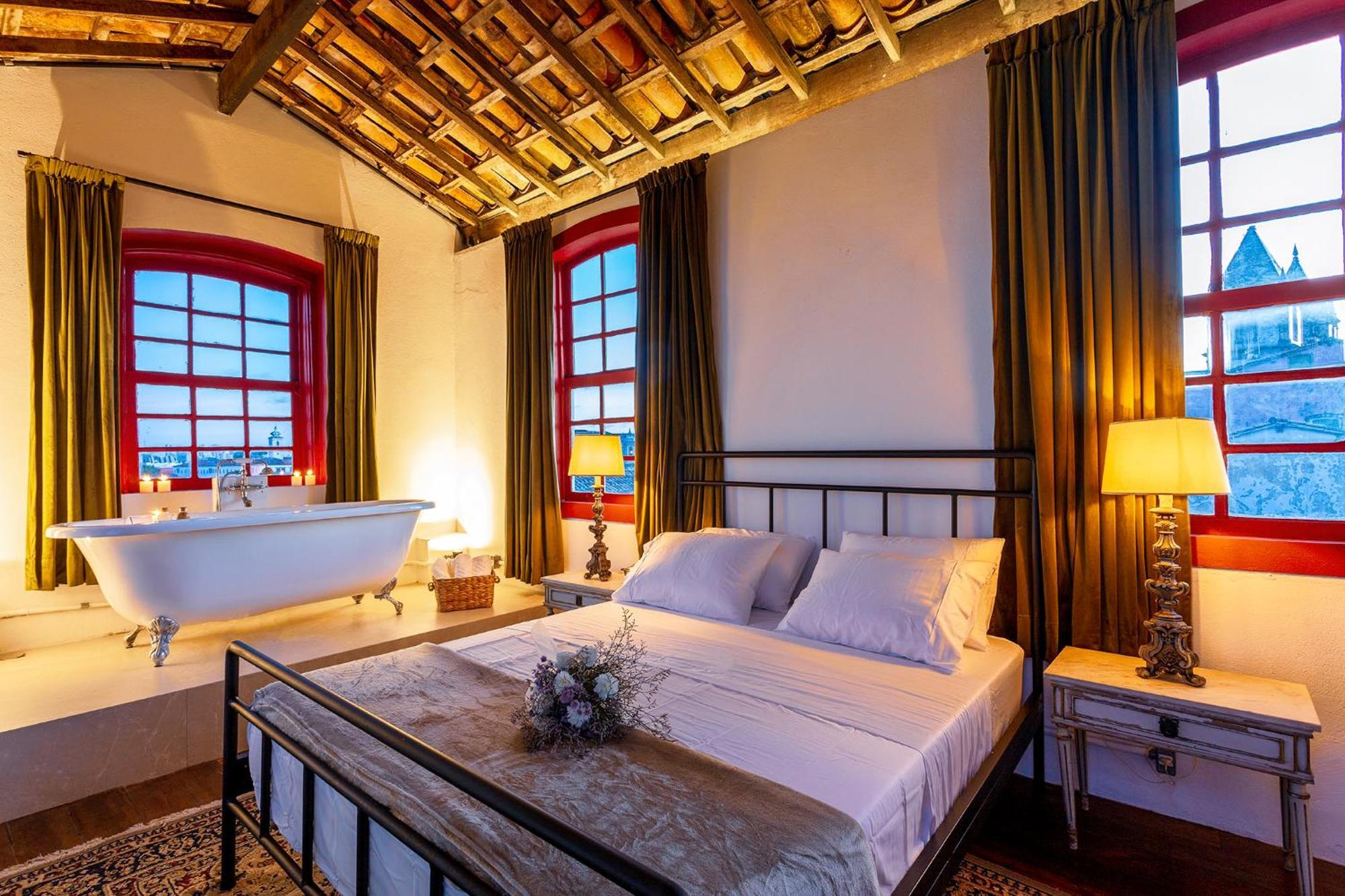 サルバドールCasa Do Alto - Excentrica Boutique I Banheira Vitoriana I Pelourinhoアパートメント エクステリア 写真